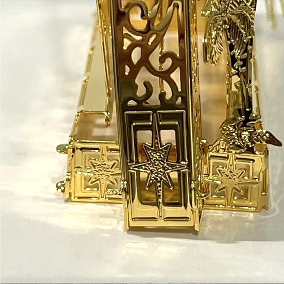 Bethlehem 2000 Danbury Mint 23KT Annual Gold Electroplate Ornament w/Box - Picture 10 of 11